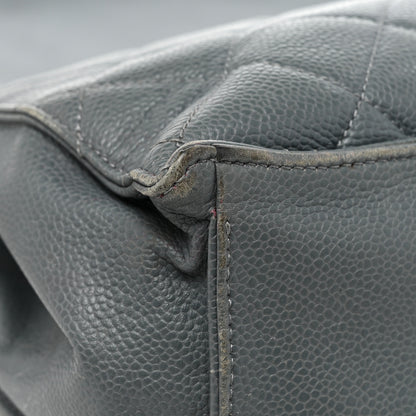 Chanel Caviar Quilted Large Retro Class Flap Grey 16 of 23