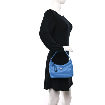 Prada Re-Nylon Saffiano Mini Re-Edition 2000 Bag Pervinca 2 of 8