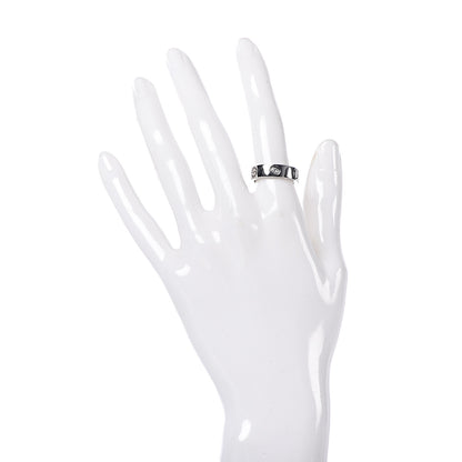 Cartier 18K White Gold 3 Diamond 5.5mm LOVE Ring 52 6 2 of 6
