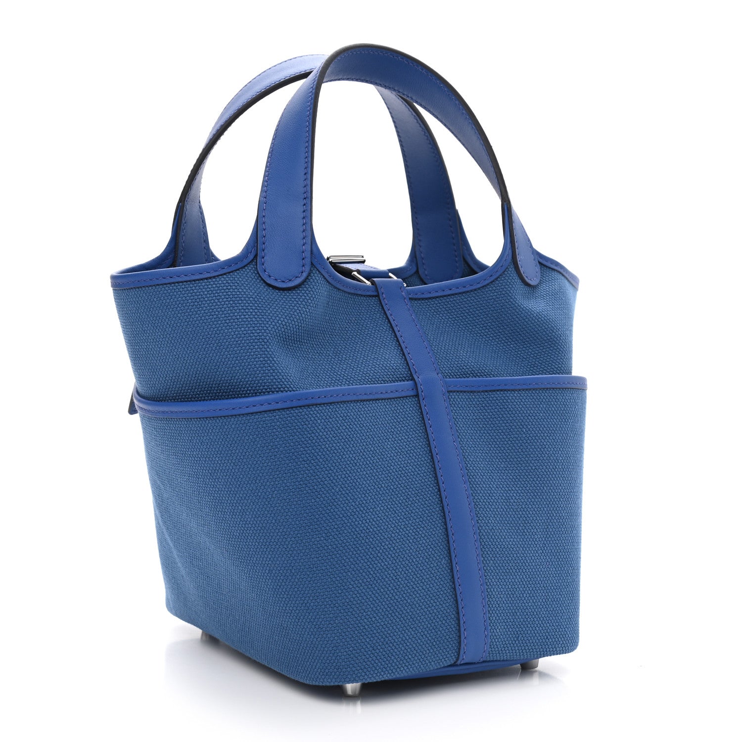 Hermes Toile Goeland Swift Cargo Picotin Lock 18 Bleu France 3 of 11