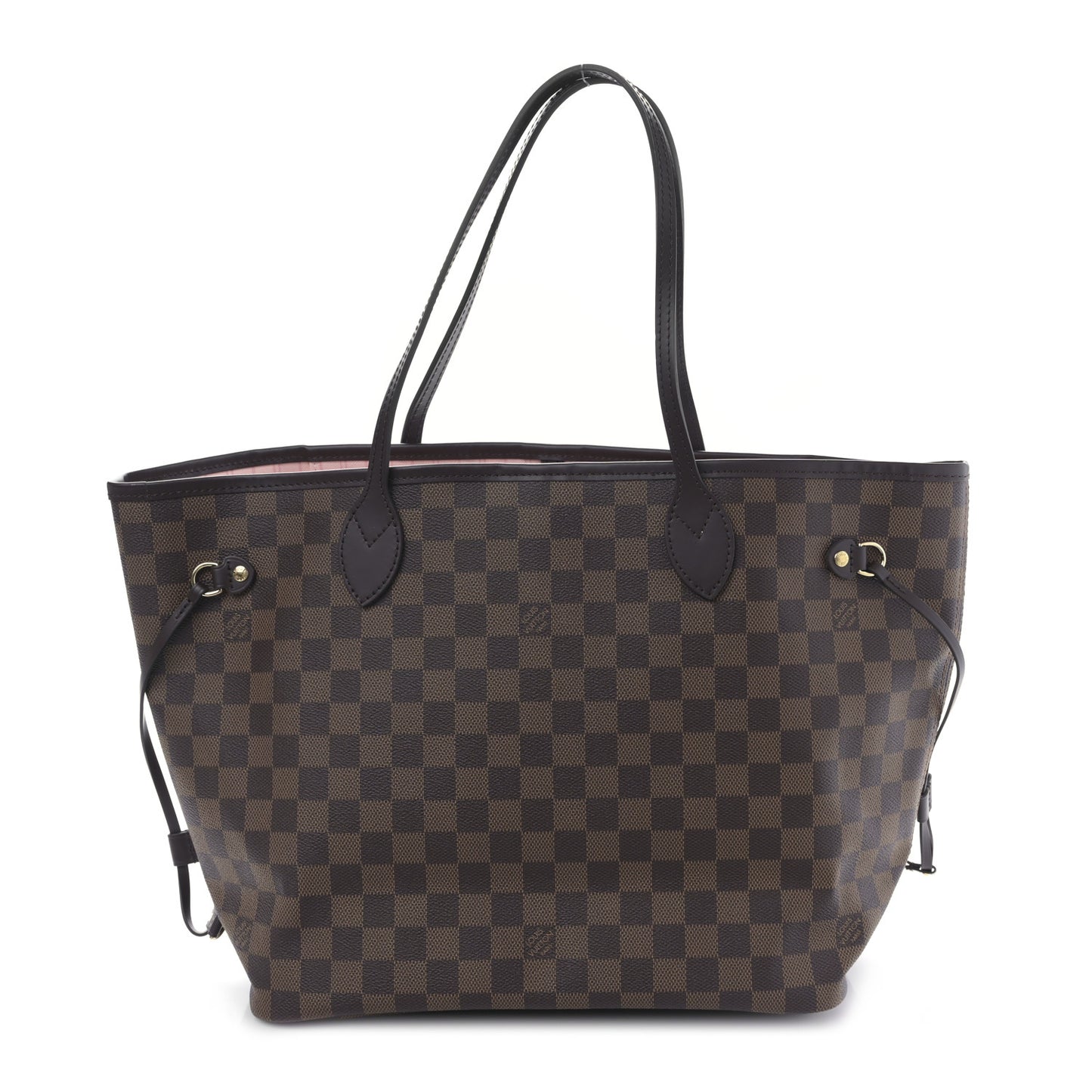 Damier Ebene Neo Neverfull MM Rose Ballerine