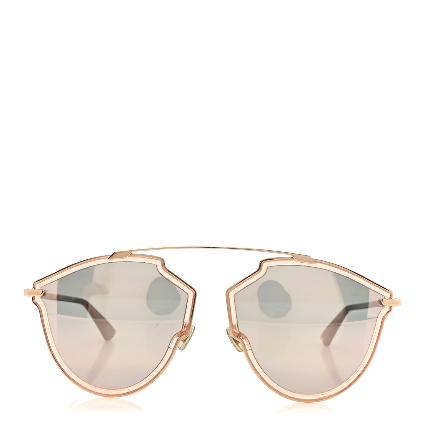 Mirrored So Real Rise Sunglasses Pink Gold