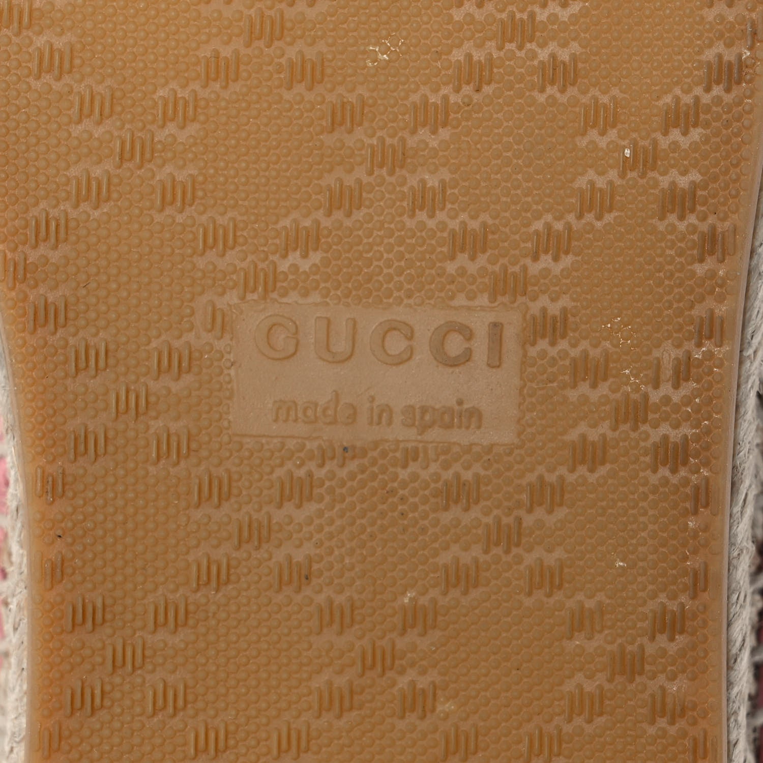 Gucci Guccissima Signature Espadrilles 37 Rose Baby Candy 6 of 8