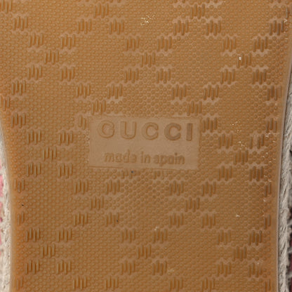 Gucci Guccissima Signature Espadrilles 37 Rose Baby Candy 6 of 8
