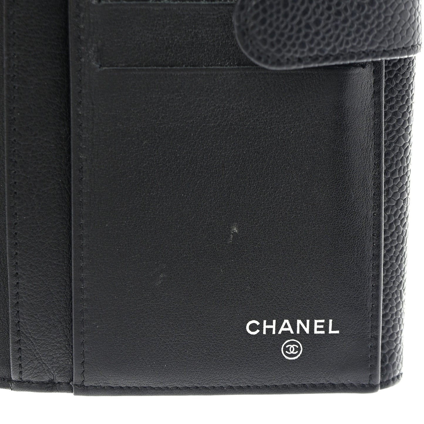 Caviar Timeless CC French Long Wallet Black