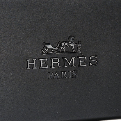 Hermes Rubber Womens Egerie Sandals 39 Black 8 of 8