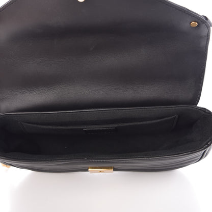 Louis Vuitton Calfskin New Wave Chain MM Black 7 of 9