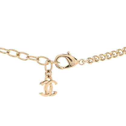 Chanel Resin Logo Choker Pink Black 5 of 6