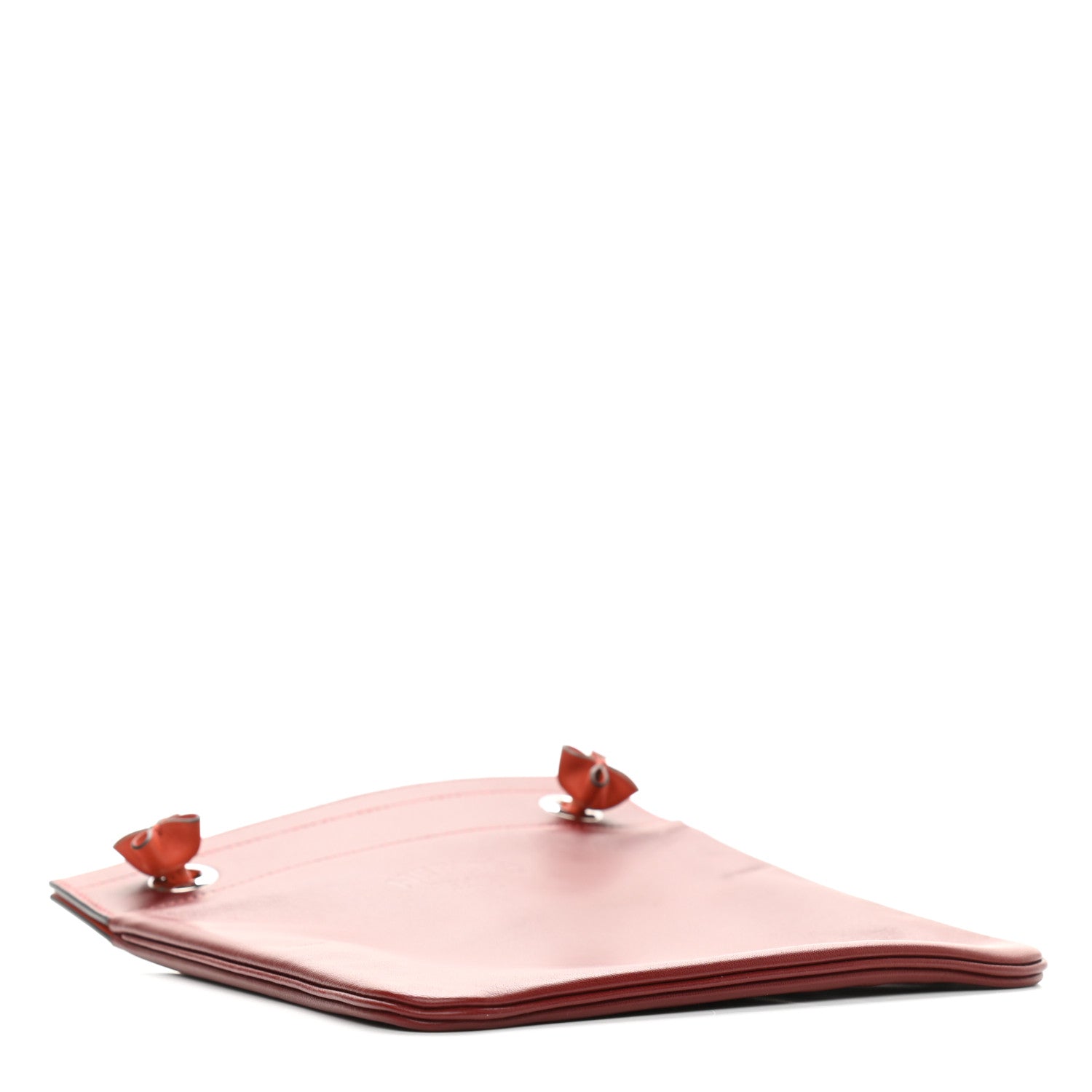 Hermes Milo Lambskin Swift Mini Aline Rouge H Orange 4 of 9