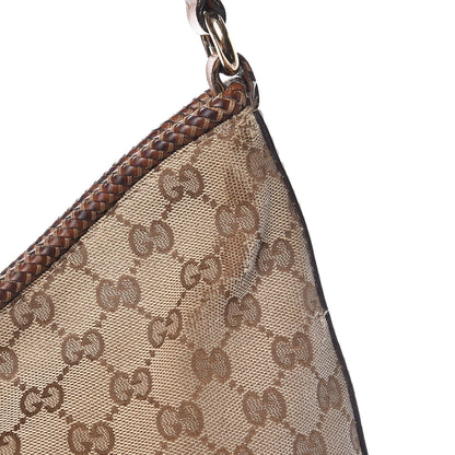 Gucci Monogram Medium Marrakech Hobo Camel 15 of 21
