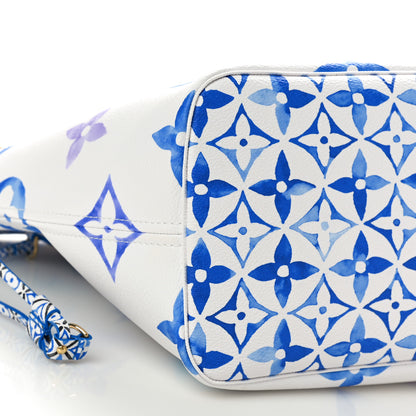 Louis Vuitton Monogram Giant By The Pool 2.0 Neverfull MM Blue 9 of 10