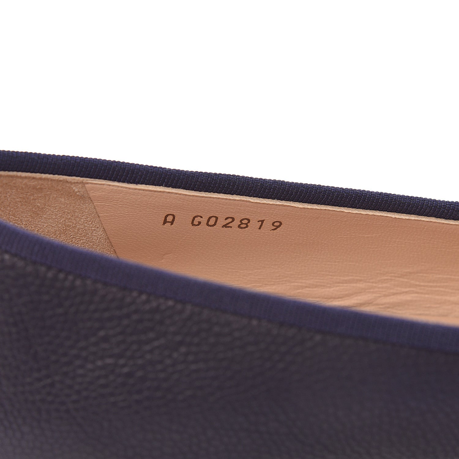 Chanel Caviar CC Cap Toe Ballerina Flats 40.5 Marine 7 of 10