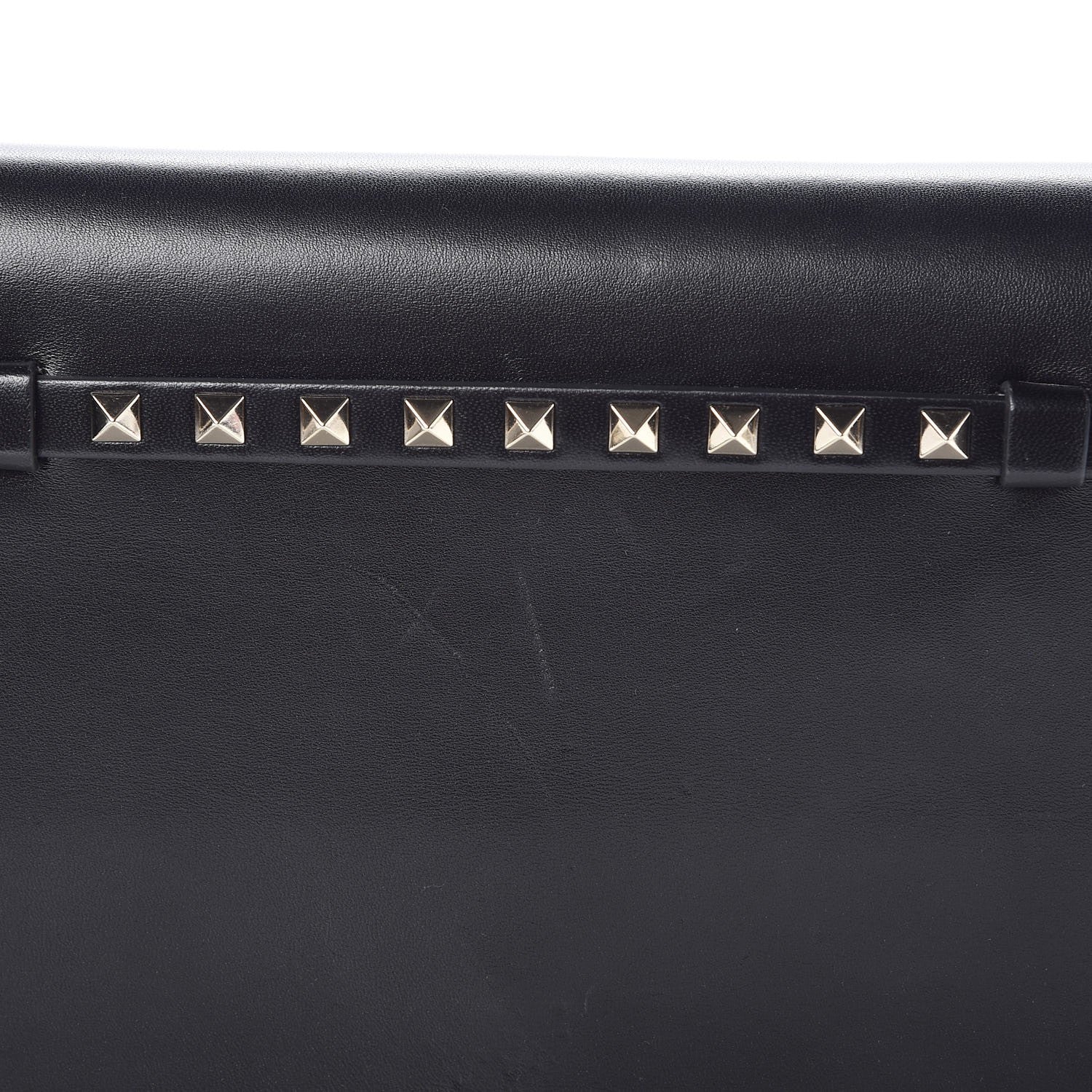 Valentino Garavani Nappa Rockstud Wristlet Clutch Black 7 of 7