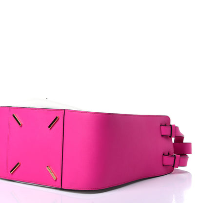 Loewe Calfskin Small Hammock Shoulder Bag Shocking Pink White 9 of 10