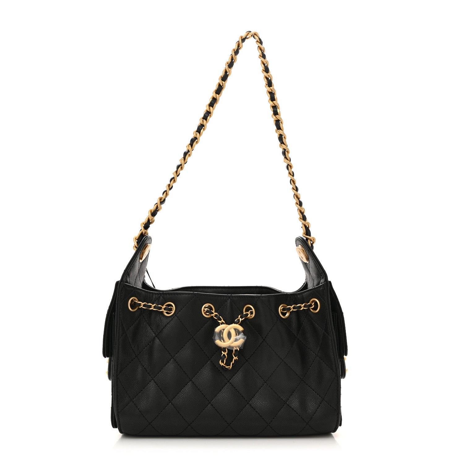 Chanel Caviar Quilted Mini Chanel 25 Handbag Black 1 of 11