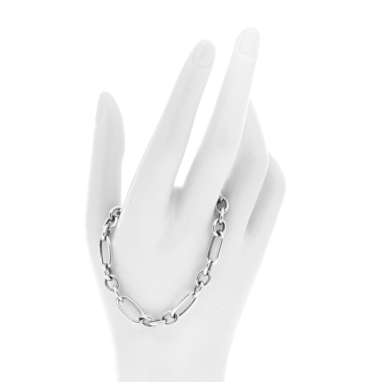 Tiffany Sterling Silver Paloma Picasso Toggle Chain Link Bracelet 2 of 5