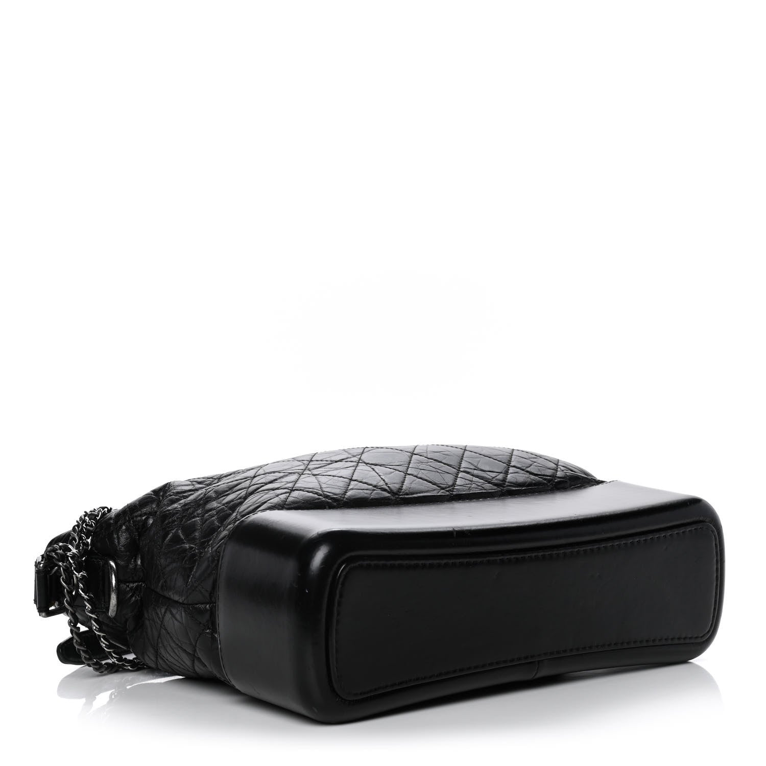 Chanel Aged Calfskin Quilted Large Gabrielle Hobo Black 4 of 13