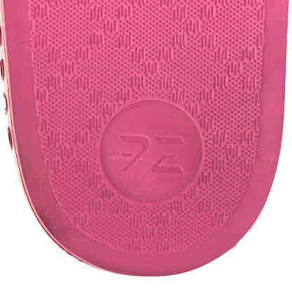 Gucci Rubber Womens Logo Slide Sandals 37 Fuchsia 7 of 8