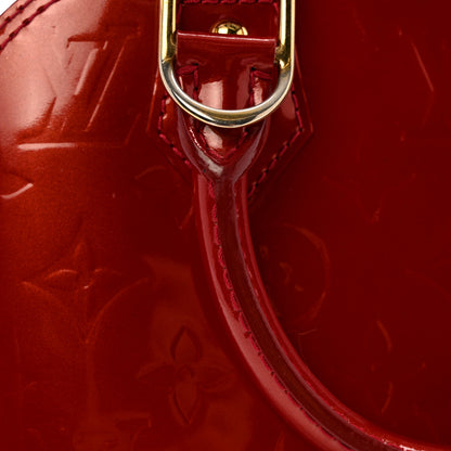 Louis Vuitton Vernis Alma BB Pomme D'Amour 10 of 11