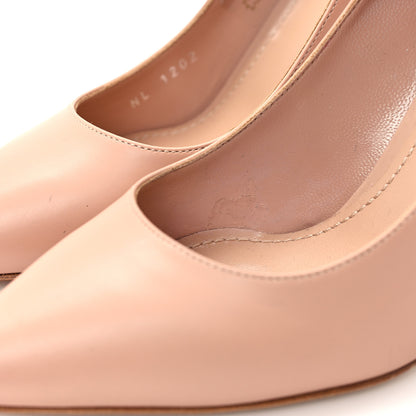 Louis Vuitton Calfskin Signature Pumps 37.5 Nude Pink 10 of 10
