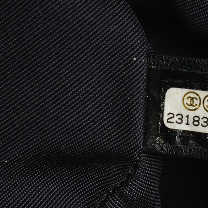 Chanel Washed Denim Quilted Large Urban Spirit Backpack Dark Blue 7 of 7