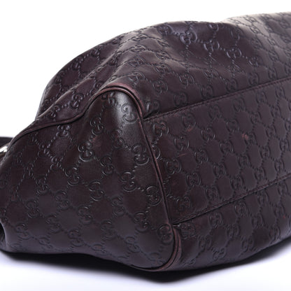Gucci Guccissima Signature Large Sukey Tote Chocolate 6 of 13