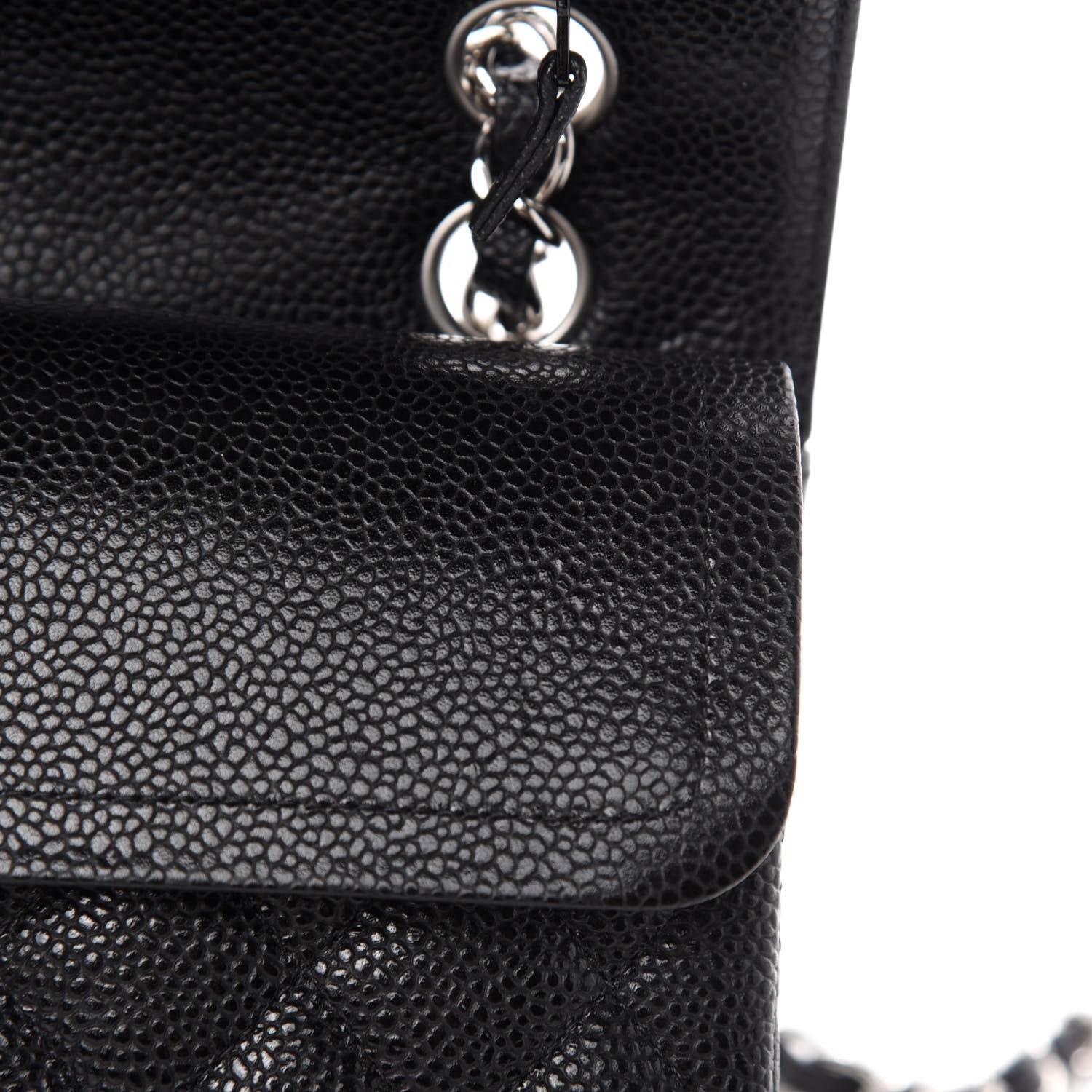 Chanel Caviar Quilted Small Double Flap Black 9 of 13