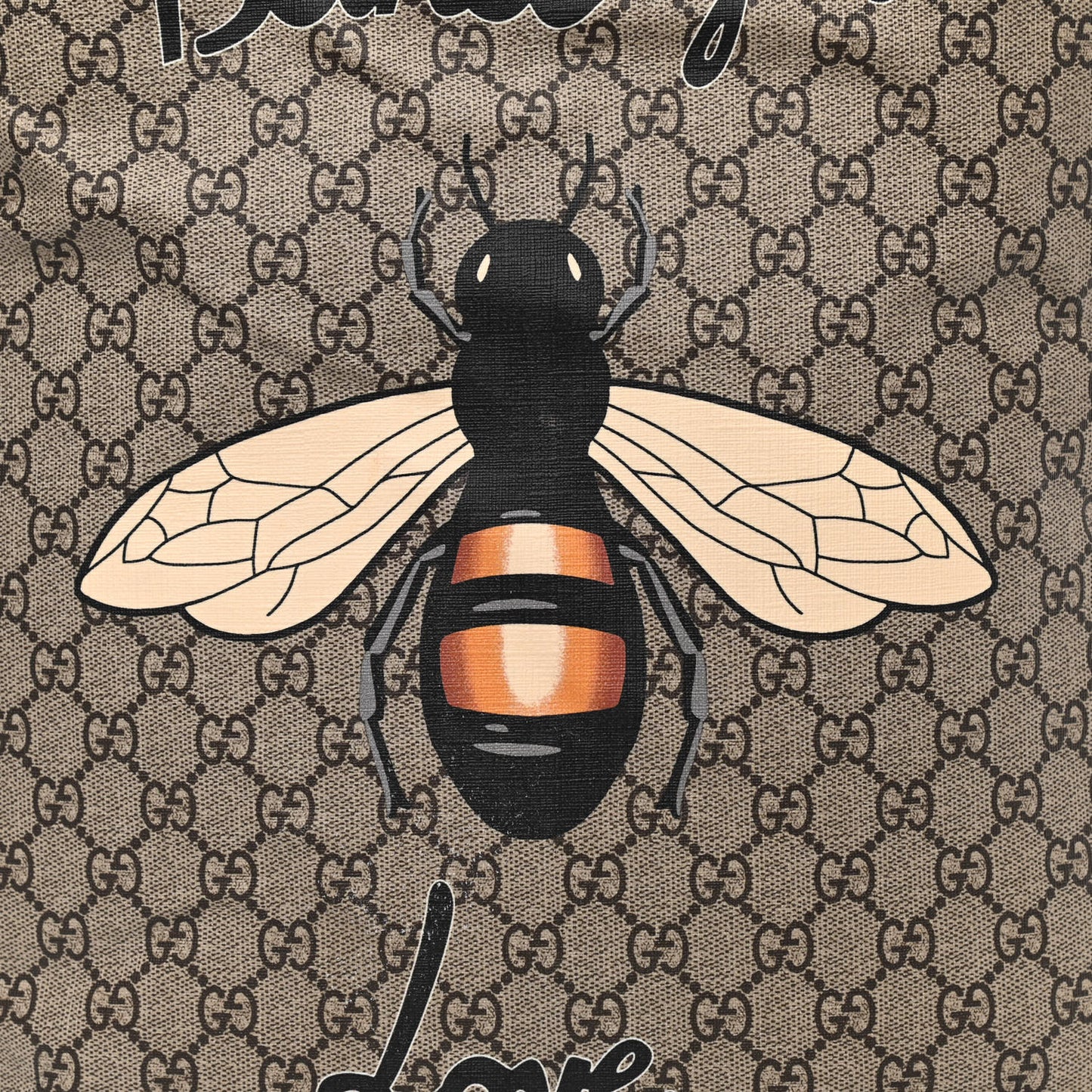 GG Supreme Monogram Blind For Love Dome Backpack