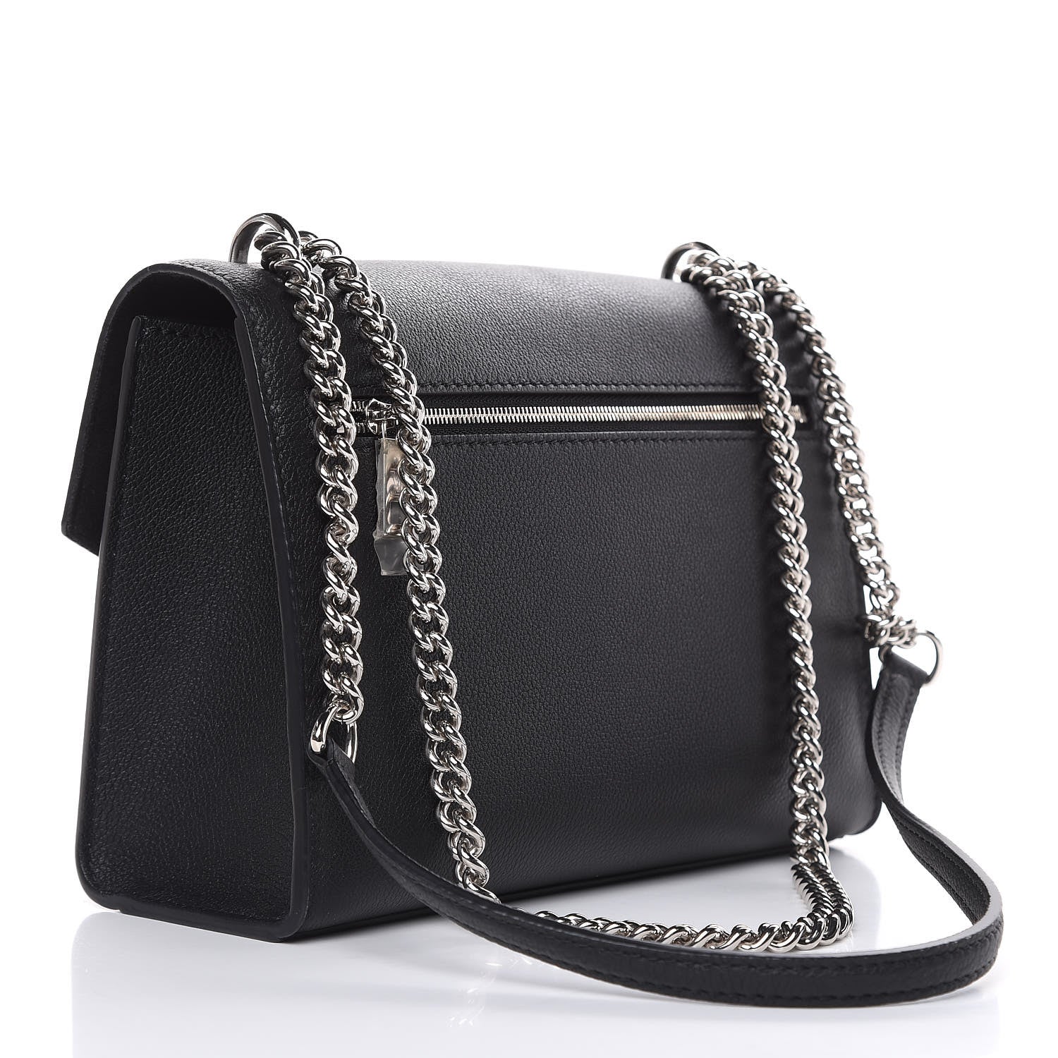 Louis Vuitton Soft Calfskin My Lockme Chain Bag BB Black 3 of 9