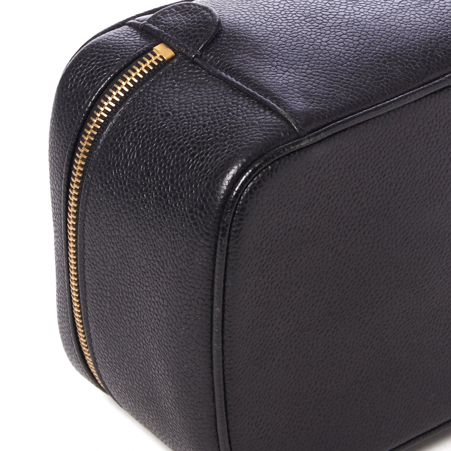 Chanel Caviar Vanity Cosmetic Case Black 6 of 8