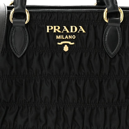 Prada Tessuto Nylon Gaufre Small Tote Black 7 of 9