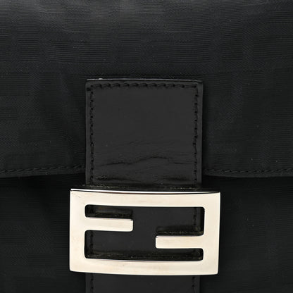 Fendi Nylon Zucca Baguette Black 7 of 9