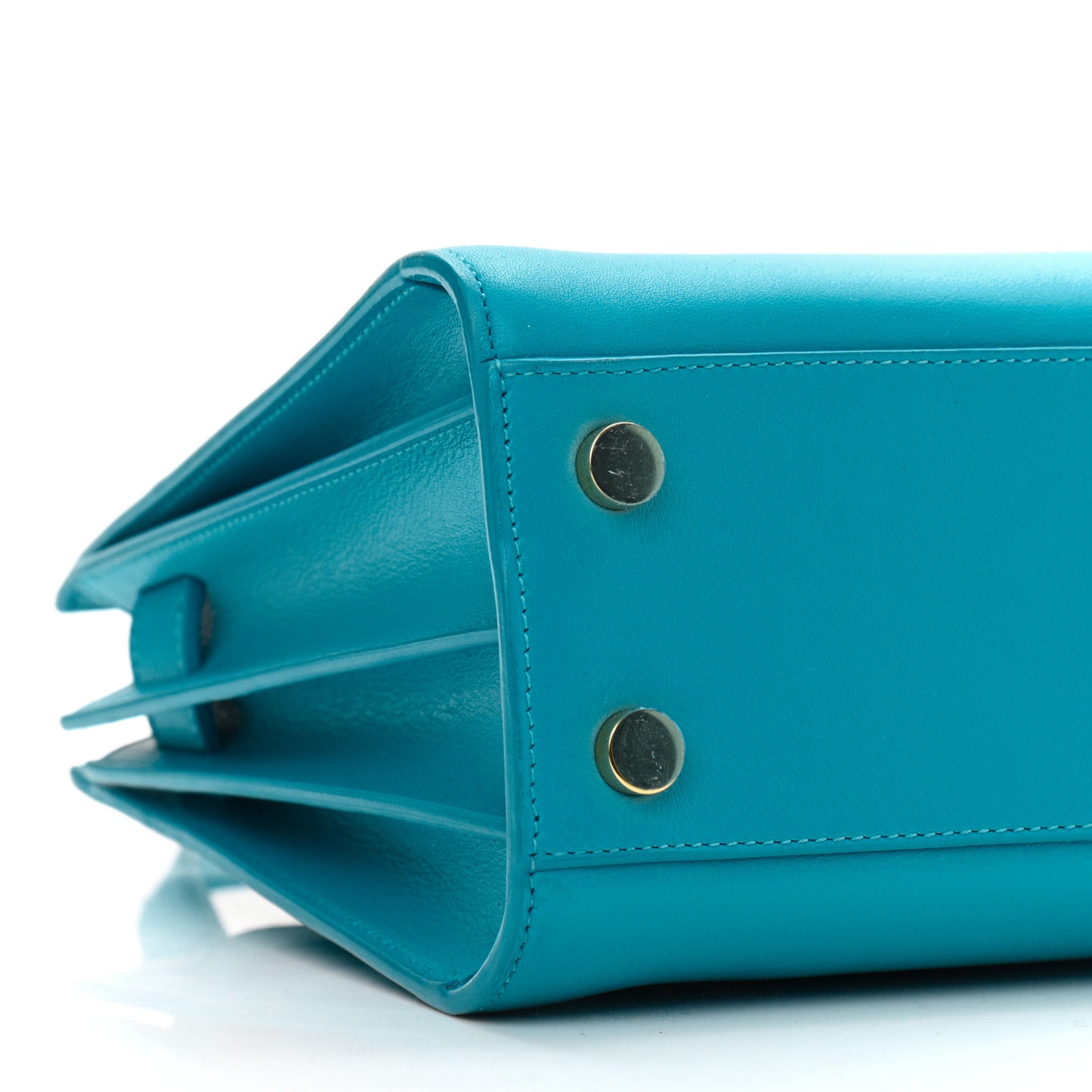 Calfskin Nano Sac De Jour Turquoise