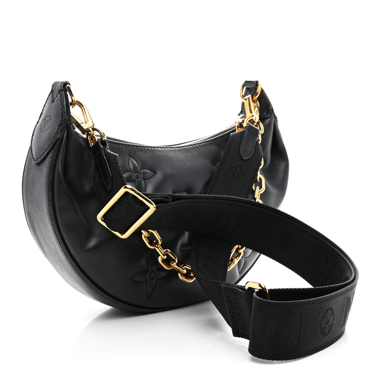 Louis Vuitton Calfskin Bubblegram Over The Moon Black 3 of 10