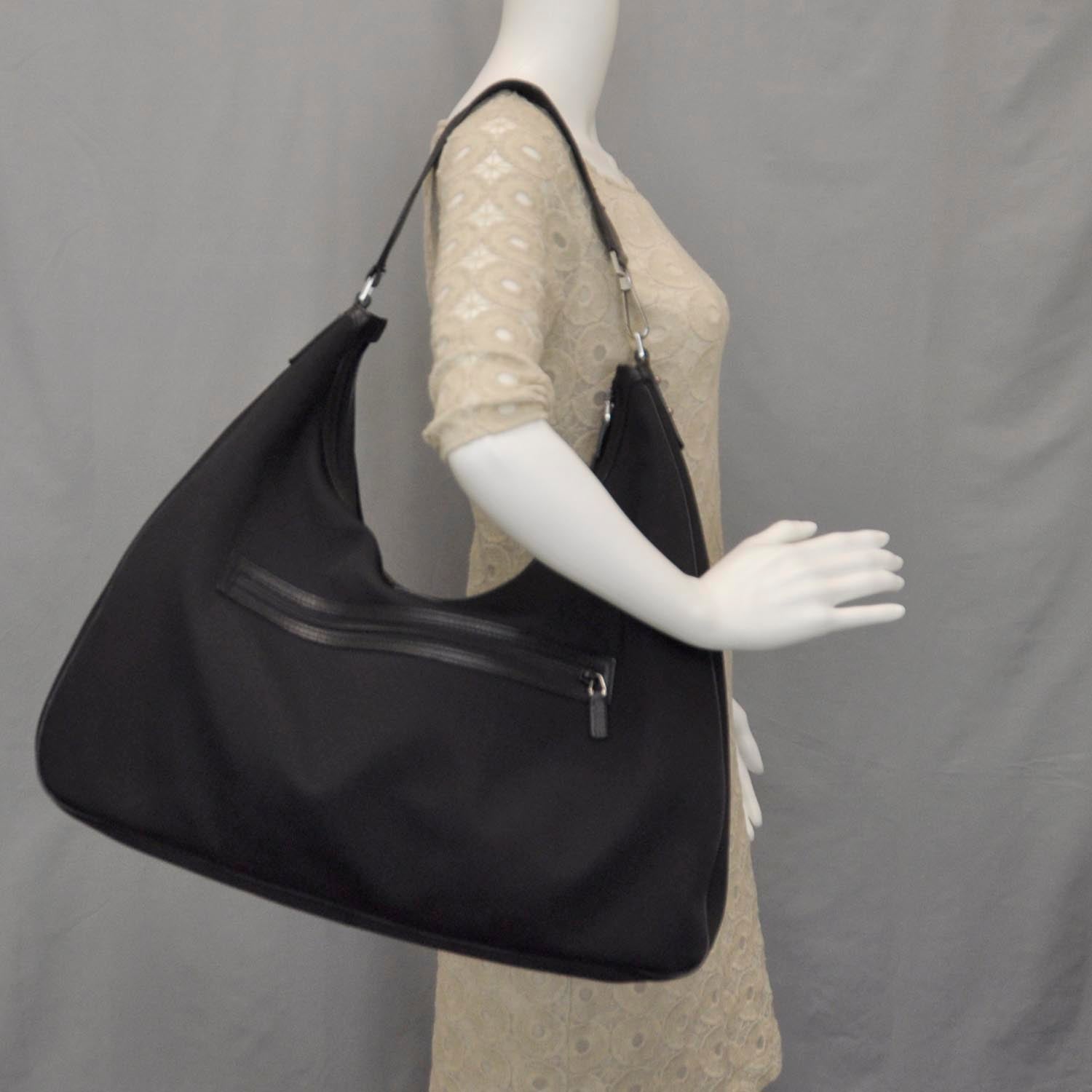Gucci Nylon Bag Black 2 of 9