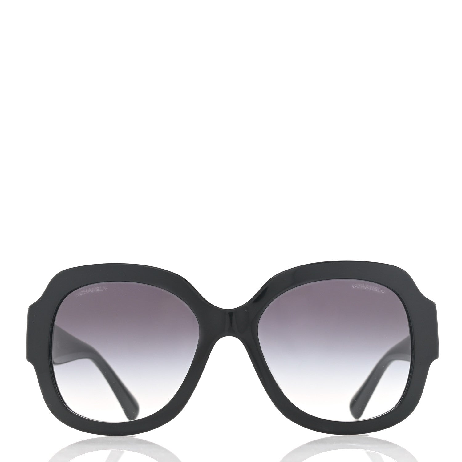 Chanel Acetate CC Sunglasses 5373 Black 2 of 8