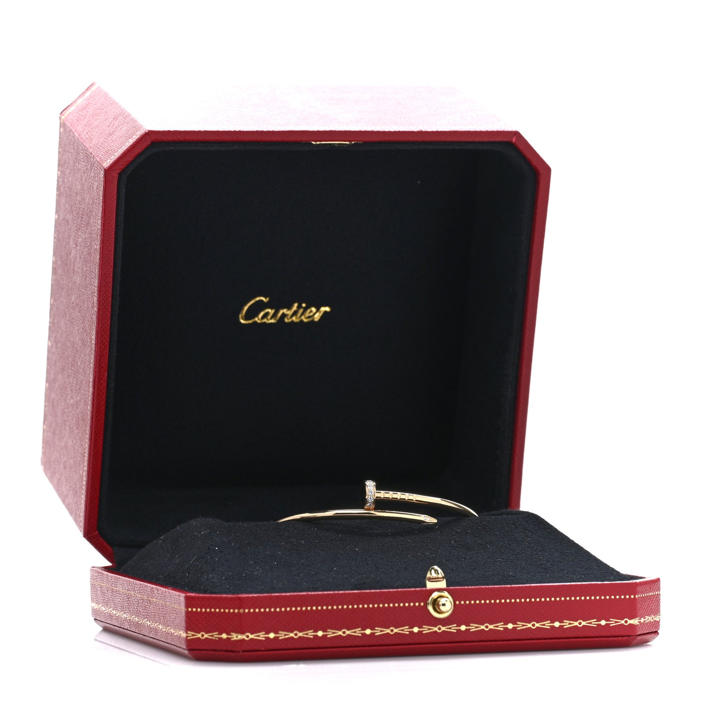 18K Yellow Gold Diamond Small Juste Un Clou Bracelet 15