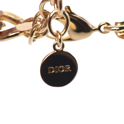 Christian Dior Metal Danseuse Etoile Chain Choker Necklace Gold 6 of 7