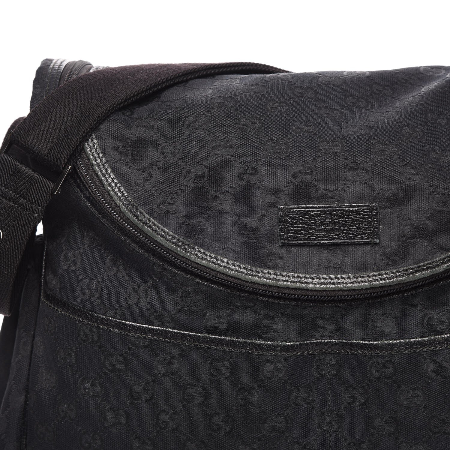 Gucci Monogram Large Diaper Bag Black 11 of 22