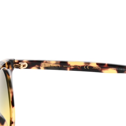 Gucci Round GG0091S Sunglasses Havana 5 of 8