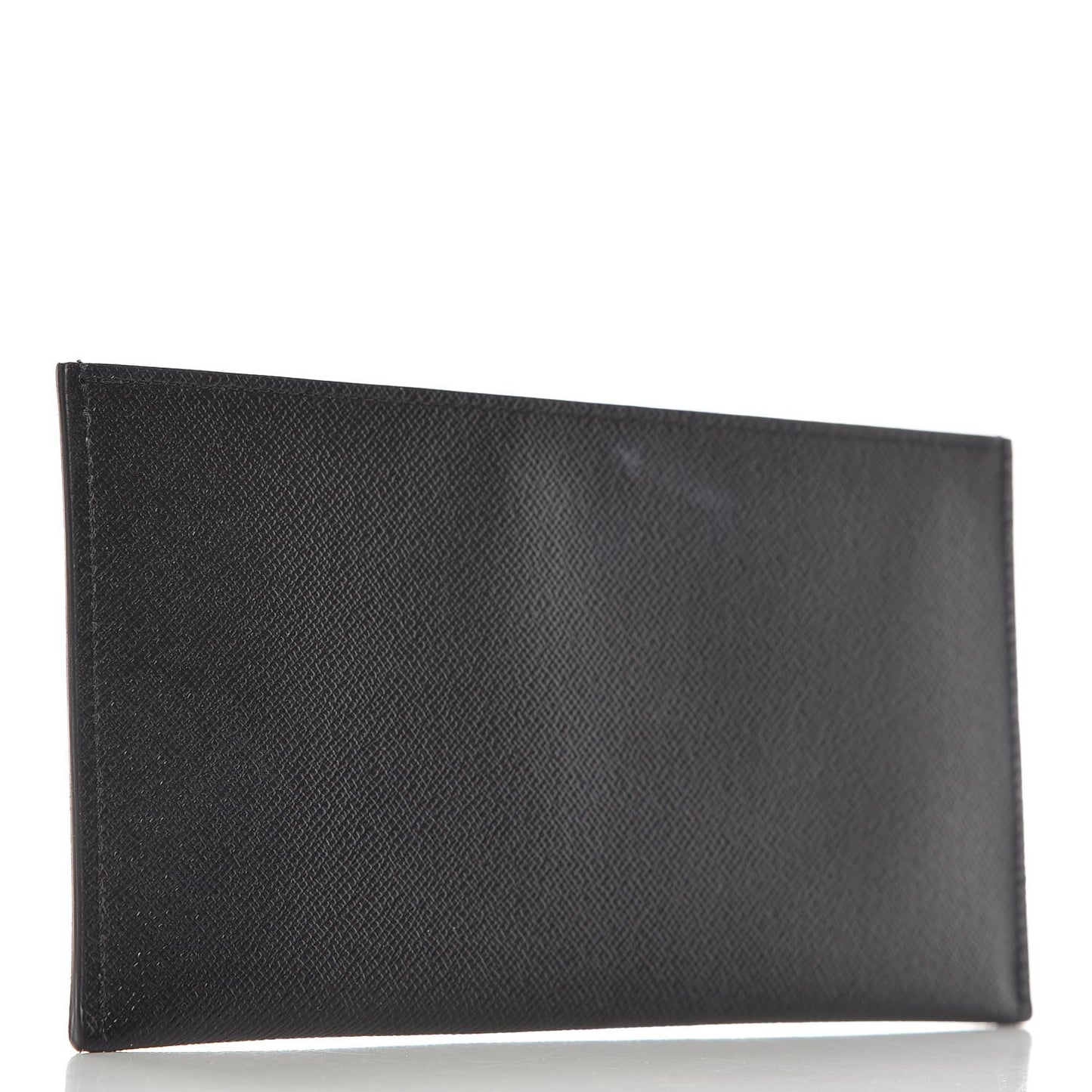 Calfskin Felicie Chain Wallet Card Holder Insert Black
