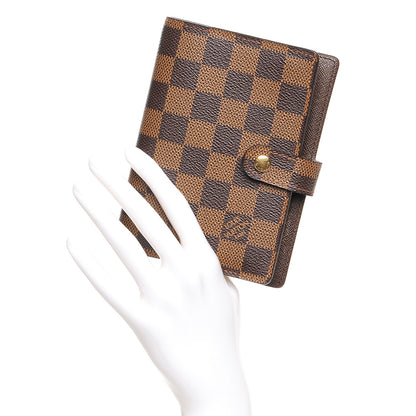 Louis Vuitton Damier Ebene Small Ring Agenda Cover 2 of 7