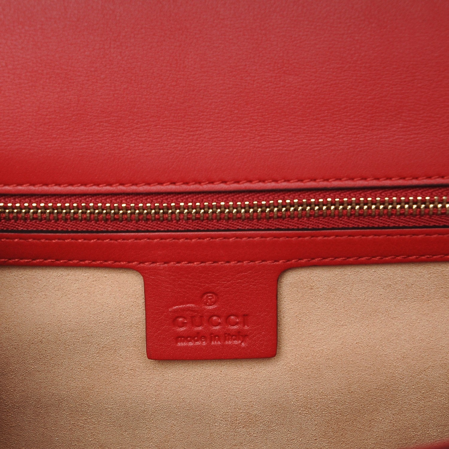 Gucci GG Supreme Monogram Blooms Medium Padlock Shoulder Bag Beige Blue Navy Hibiscus Red 7 of 8