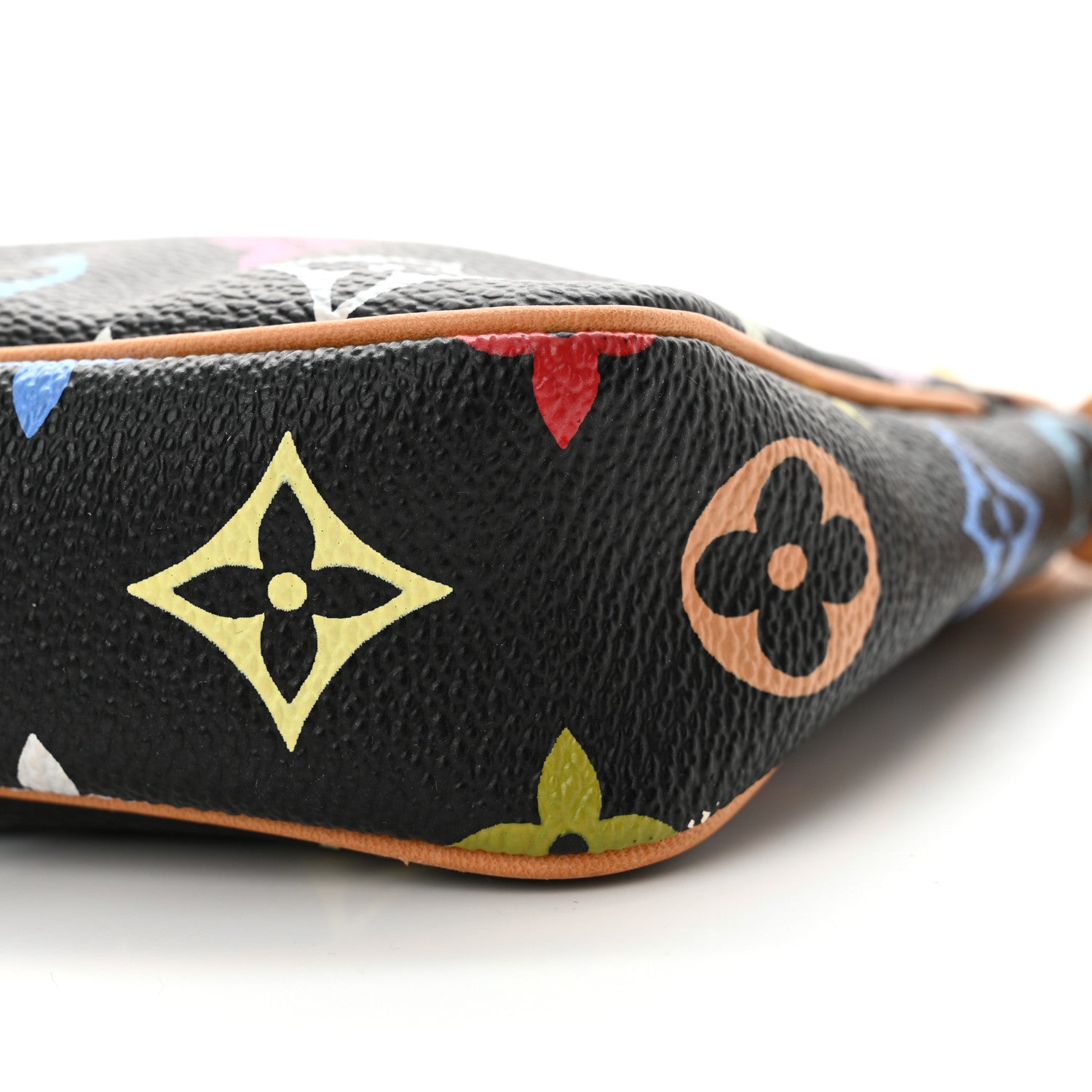 Louis Vuitton Monogram Multicolor Pochette Accessories Black 10 of 10