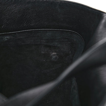 Saint Laurent Calfskin Monogram Hobo Black 9 of 12