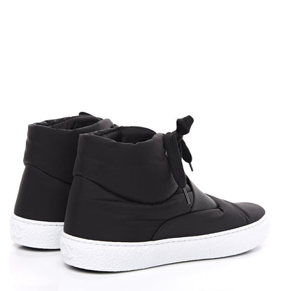 Chanel Nylon High Top Sneakers 36 Black 4 of 8