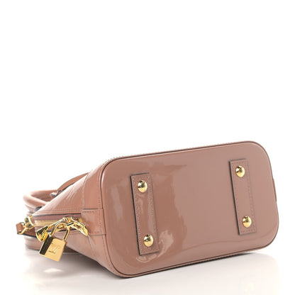 Louis Vuitton Vernis Alma BB Rose Velours 3 of 8