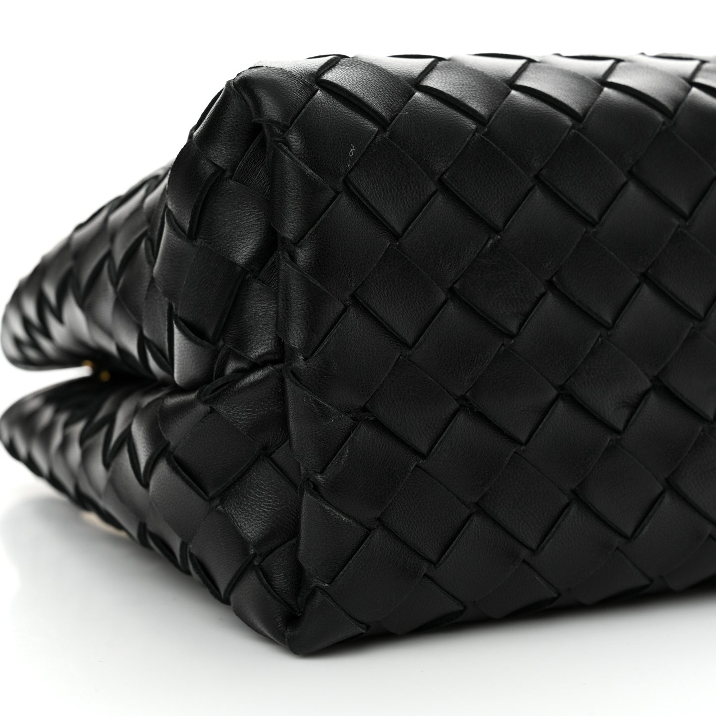 Nappa Intrecciato Small Andiamo Shoulder Bag Black