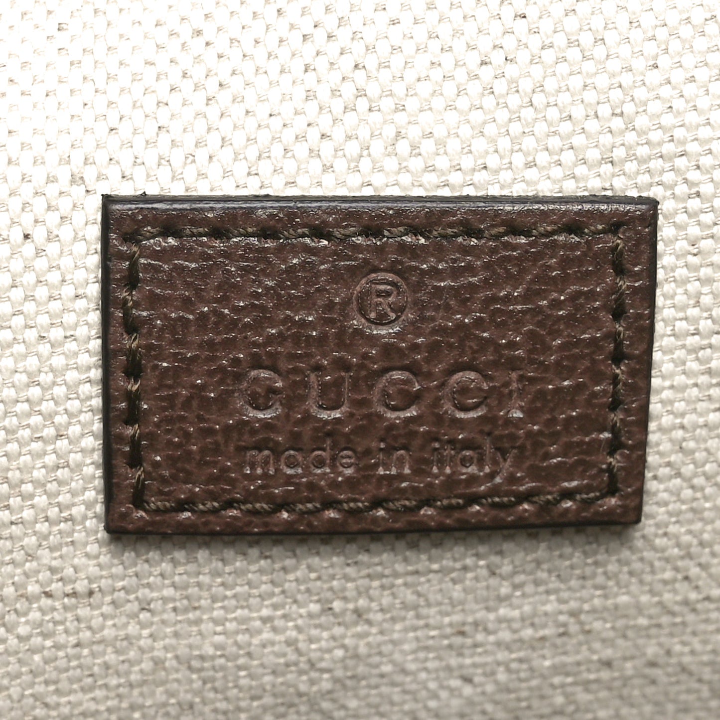 GG Supreme Monogram Textured Calfskin Small Ophidia Shoulder Tote Bag Beige Ebony New Acero