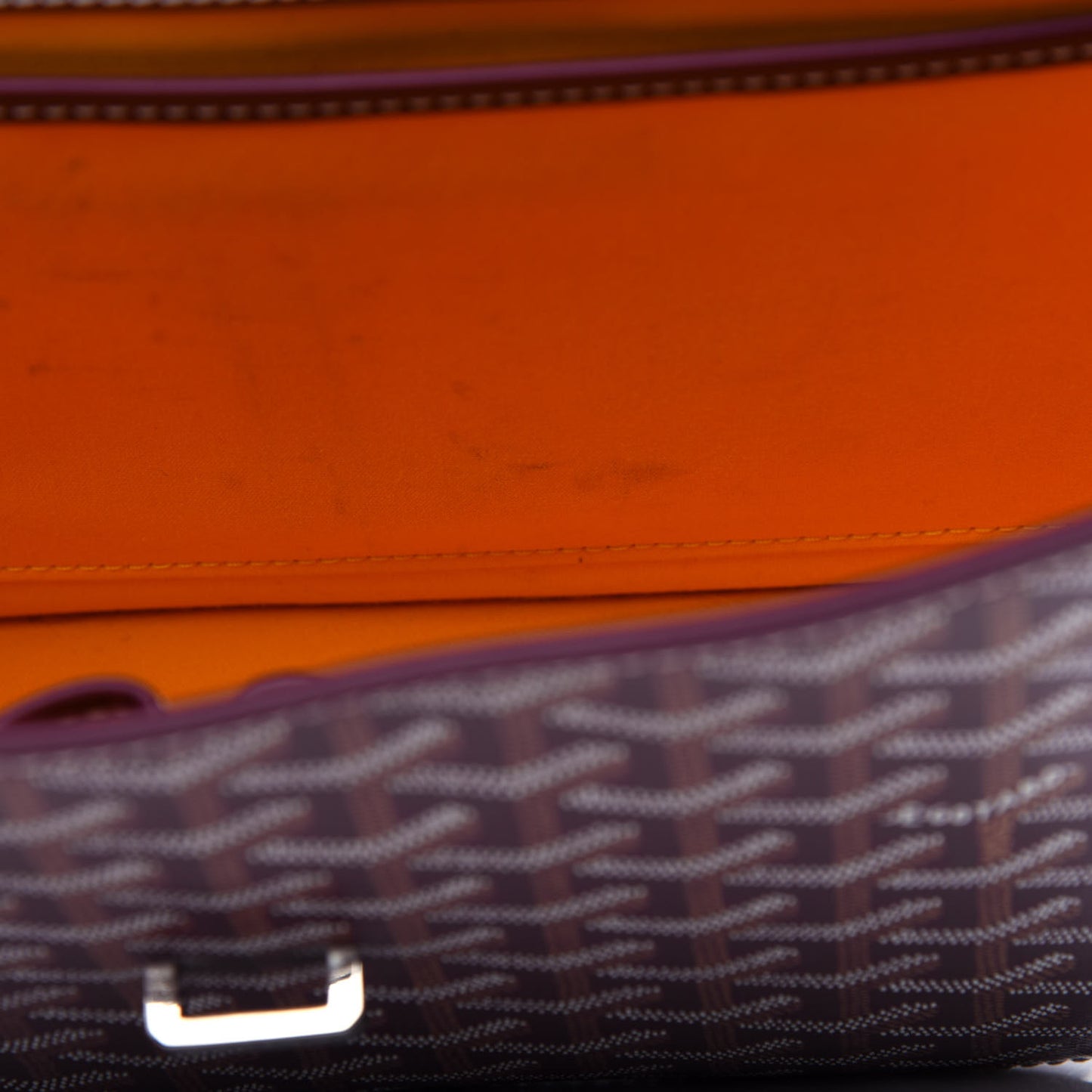 Goyardine Belvedere II MM Messenger Bag Bordeaux